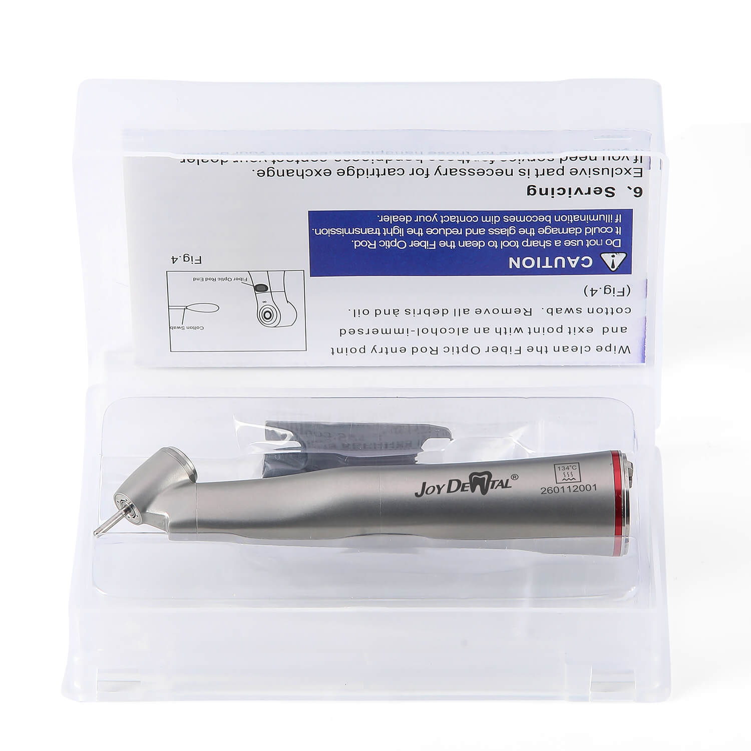 Dental 45 Degree Electric Contra Angle 1:4.2 Fiber Optic Increasing Handpiece Inner Water - azdentall.com