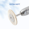 Dental Polishing Brush Wheel White Goat Hair 17mm/ 19mm/ 22mm/ 25mm 10pcs/Pack - azdentall.com