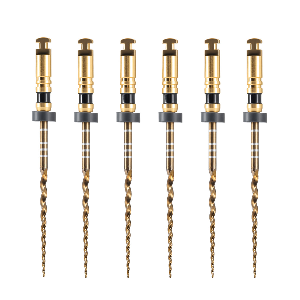Large Endo File Example AZDENT Dental Large Taper NiTi Endo Rotary Files 25mm F3/F4/F5 6Pcs/Pa