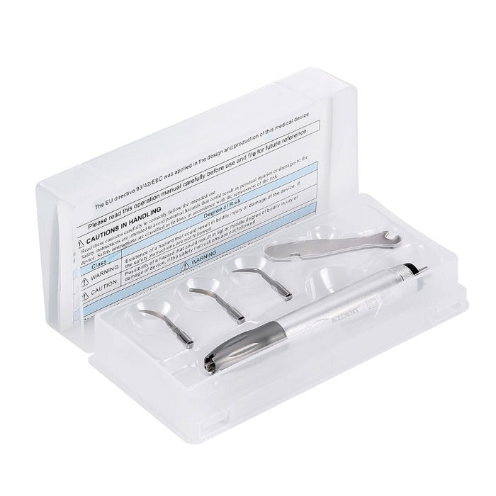 AZDENT Dental Air Scaler Handpiece Super Sonic Scaling Handle 4 Holes With 3 Scaler Tips - azdentall.com