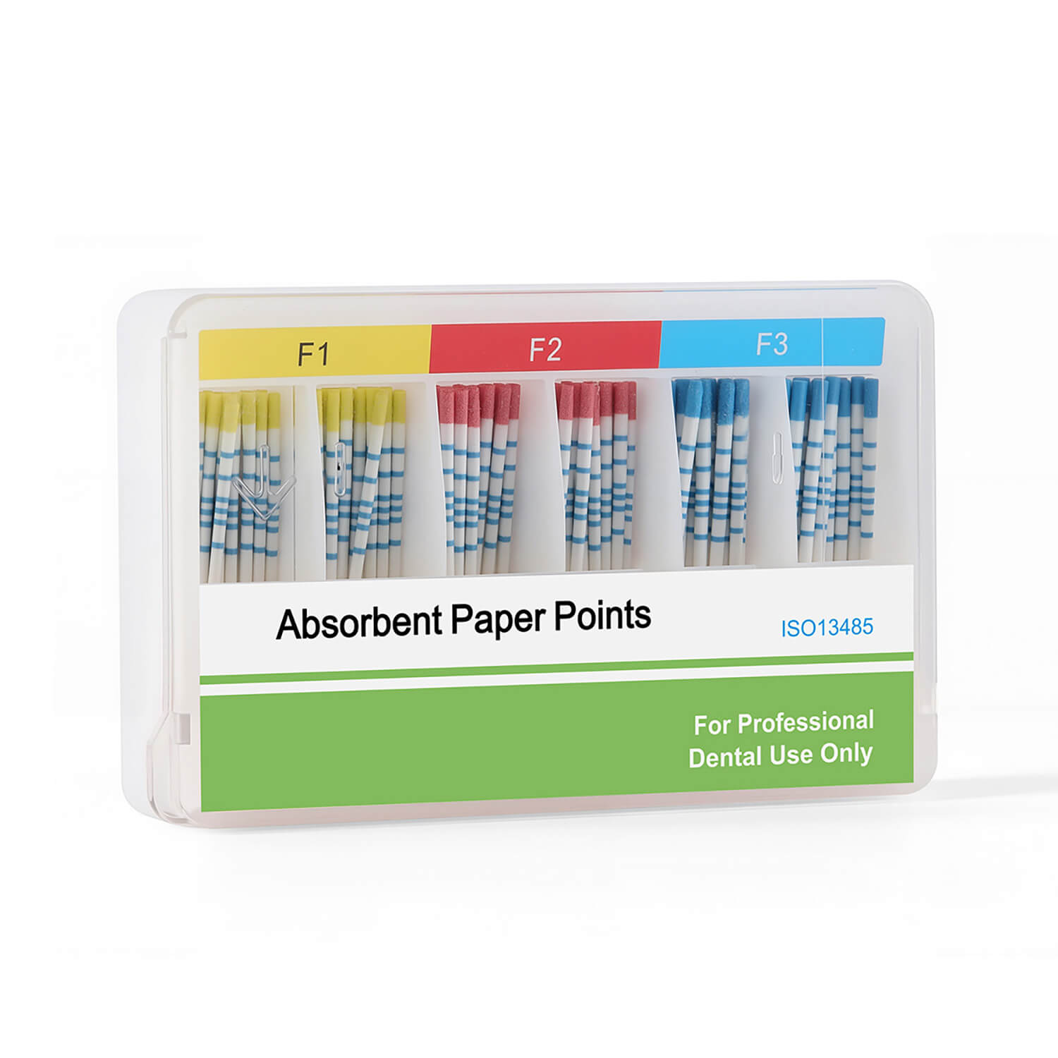 Absorbent Paper Points with Scale F Series Mixed F1 F2 F3 100pcs/Box - azdentall.com