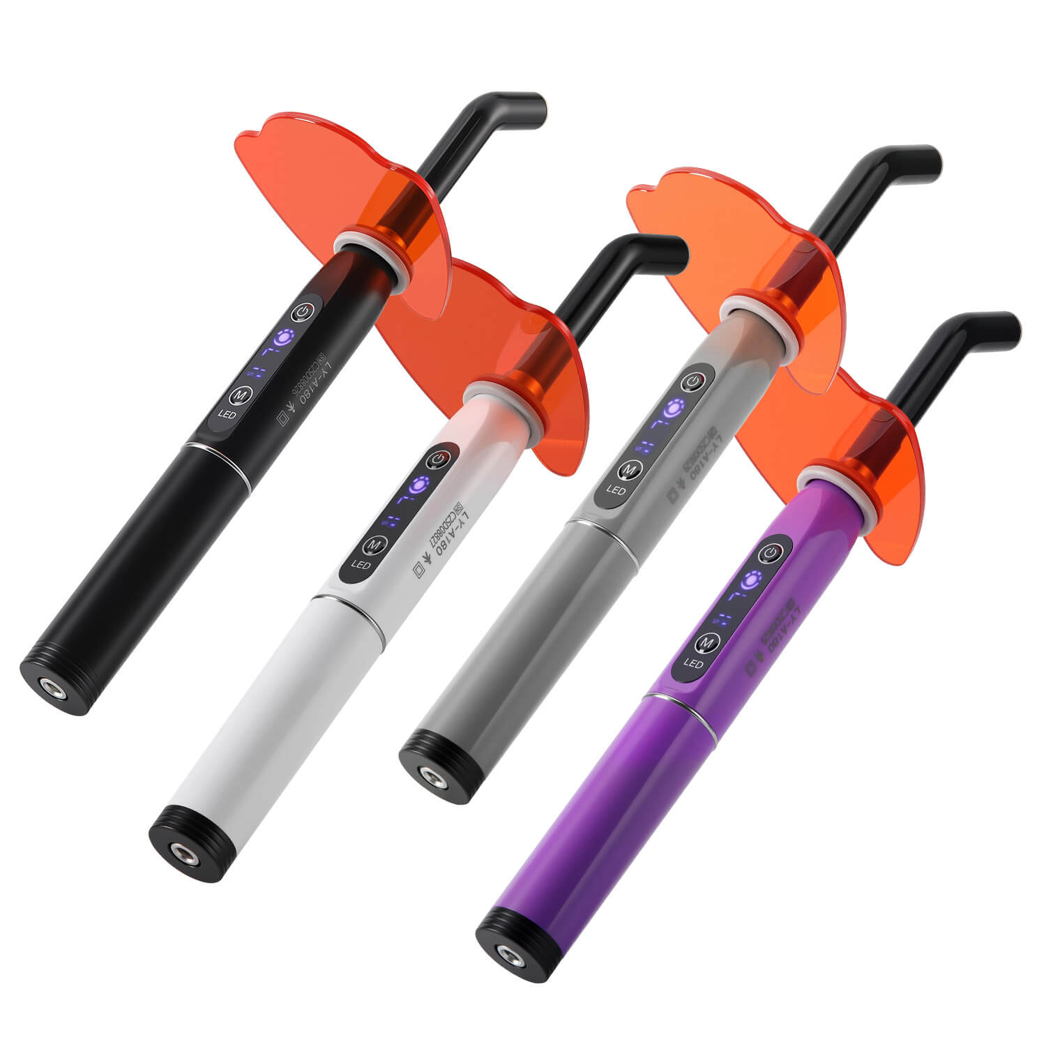 Dental LED Curing Light Lamp 1 Second Cure Adjustable Power 2400mW/cm² - azdentall.com