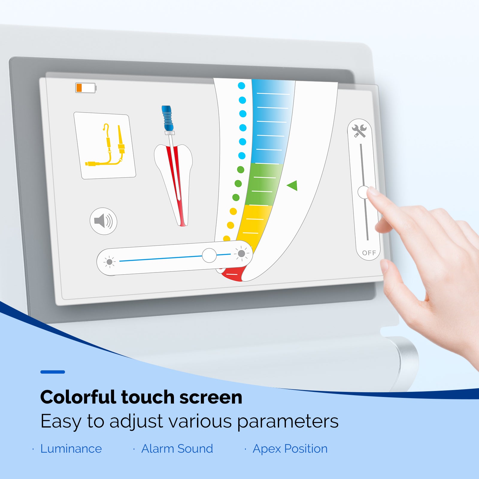 COXO Dental Endo Apex Locator TFT-LCD Color Touch Screen #C-ROOT I+ - azdentall.com