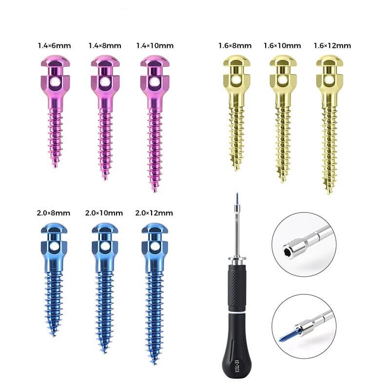 AZDENT Dental Orthodontic Mini Screws Micro Implants AZ-PS Sterile 1pc/Pack - azdentall.com