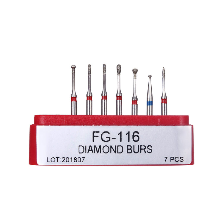 AZDENT Diamond Burs FG-116 Minimally Invasive Cavity Preparation Fine Kit 7pcs/Kit-azdentall.com