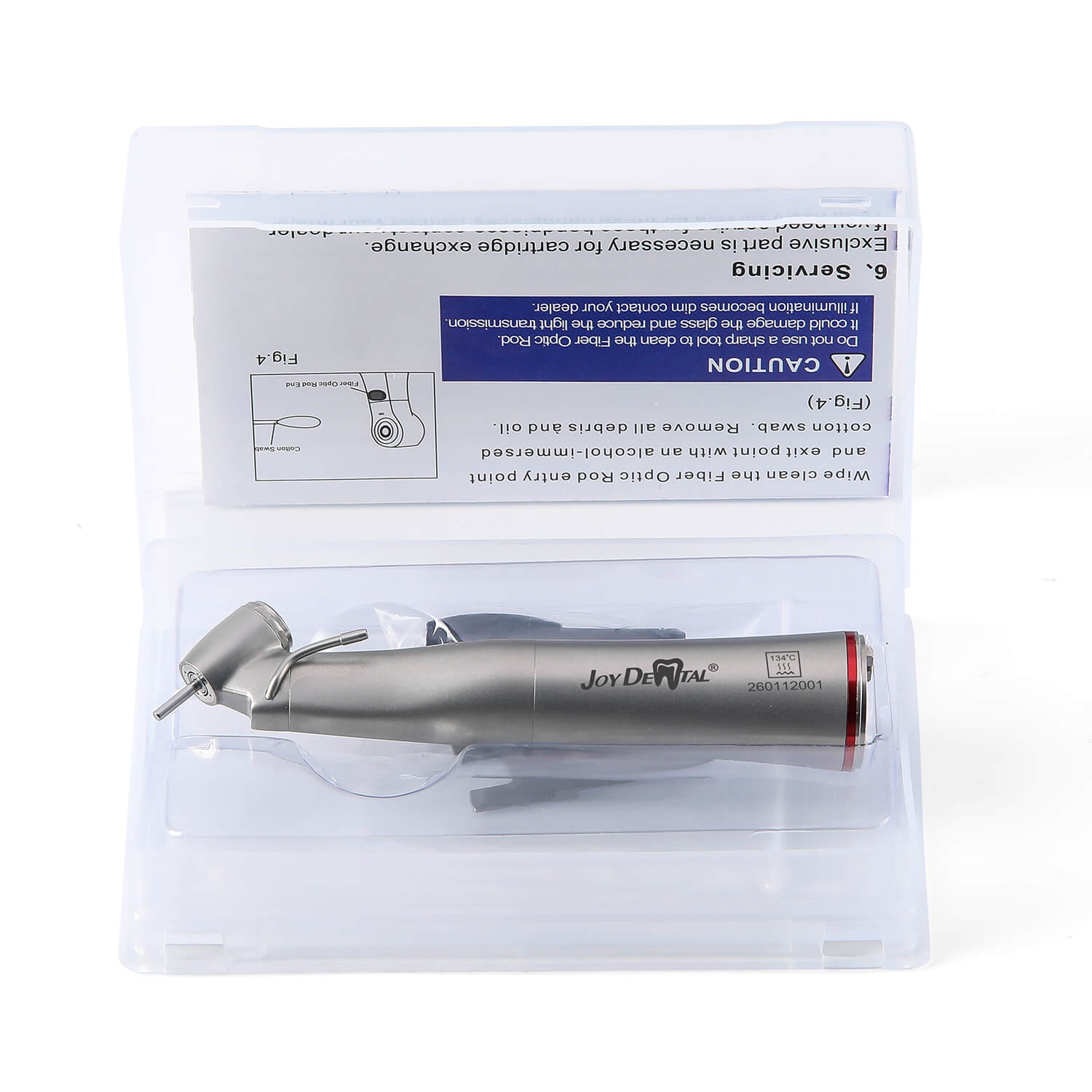 Dental 45 Degree Electric Contra Angle 1:4.2 Fiber Optic Increasing Handpiece External Water - azdentall.com