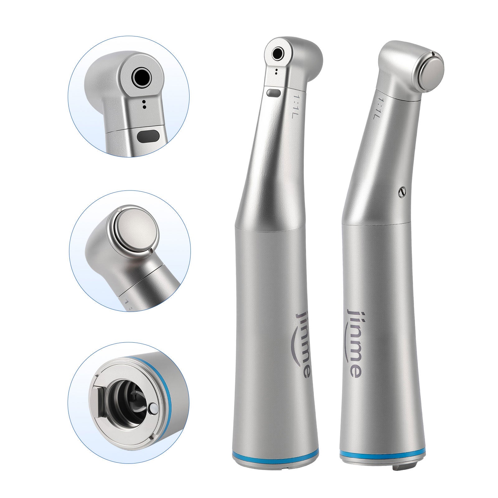 Jinme 1:1 Low Speed Electric Handpiece Fiber Optic Inner Channel W11L - azdentall.com