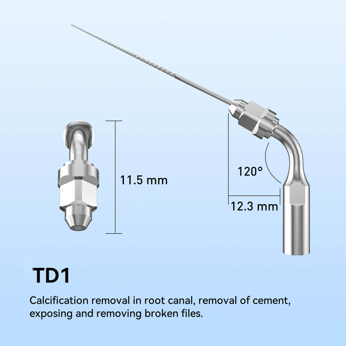 Woodpecker Dr. Talal's Endo Kit Ultrasonic Tips TD1-TD6 6Pcs/Kit - azdentall.com
