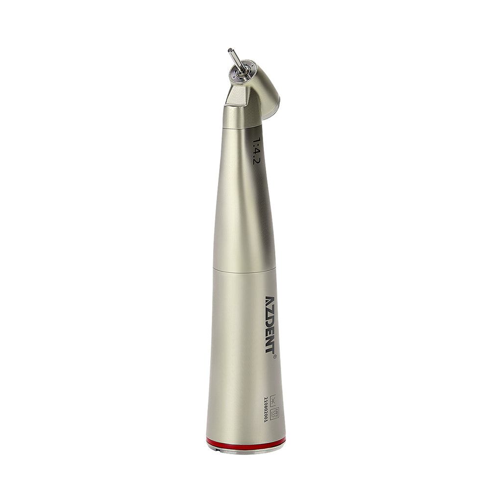 AZDENT 45 Degree Electric Contra Angle 1:4.2 Increasing Fiber Optic Handpiece Inner Water - azdentall.com