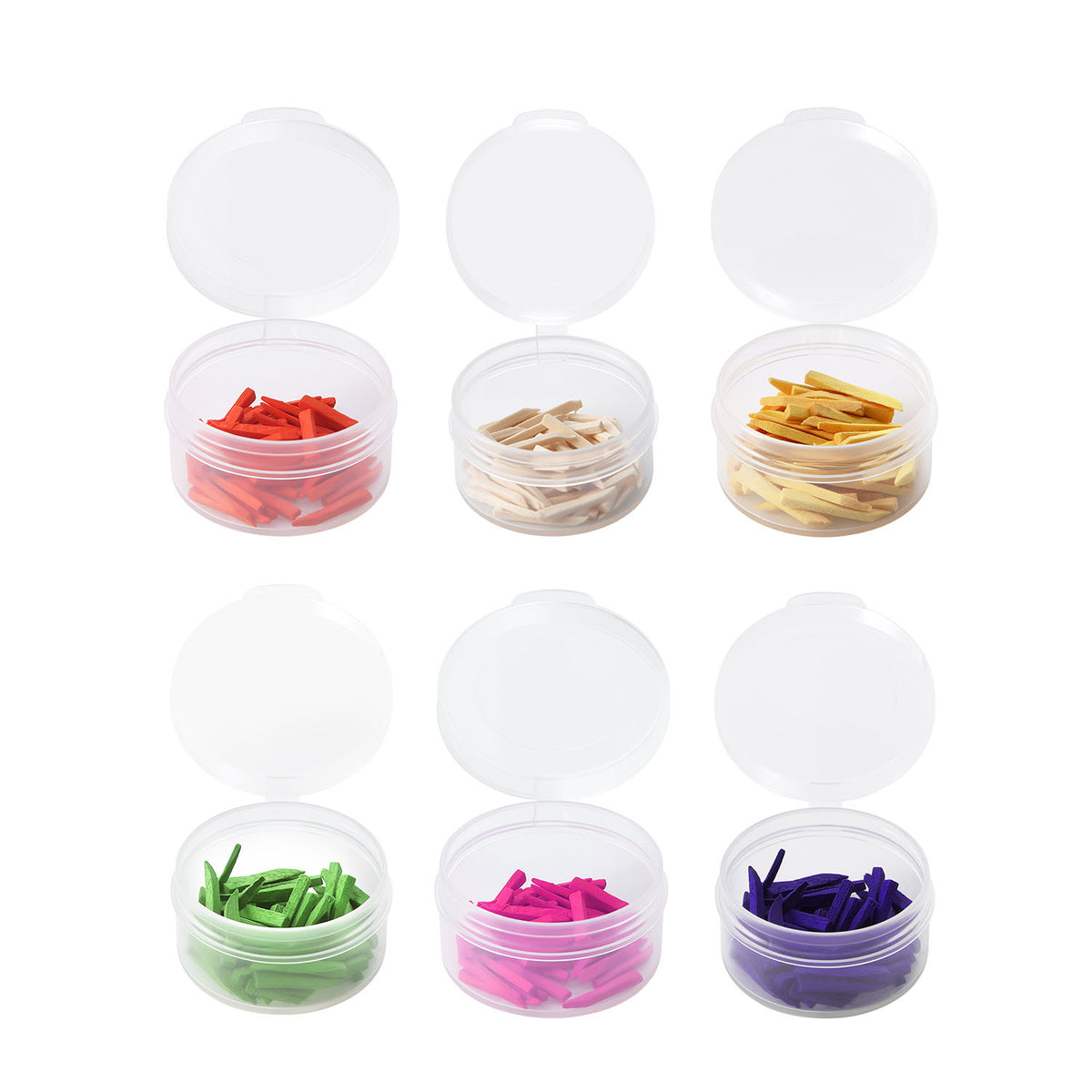 Dental Wood Wooden Wedges Assorted Six Colors 300pcs/Box - azdentall.com