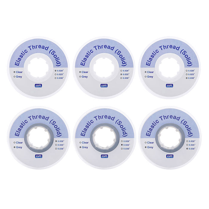 Dental Ortho Elastic Thread Traction Ligature Power Tube Orthodontic Solid 0.020/0.025/0.030 - azdentall.com