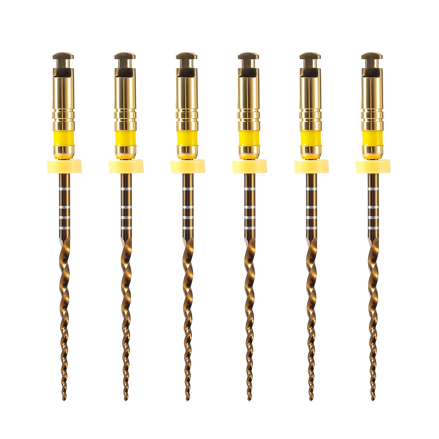 AZDENT Dental Large Taper NiTi Endo Rotary Files 25mm F3/F4/F5 6Pcs/Pack - azdentall.com