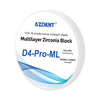 AZDENT Dental D4-Pro-ML Multilayer Zirconia Block VITA 16 Shade&Ivoclar 4 Bleach Shade - azdentall.com