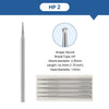 Dental Round Carbide Burs for Slow Speed Straight Nose Cone HP2/3/4/8 5pcs/Box - azdentall.com