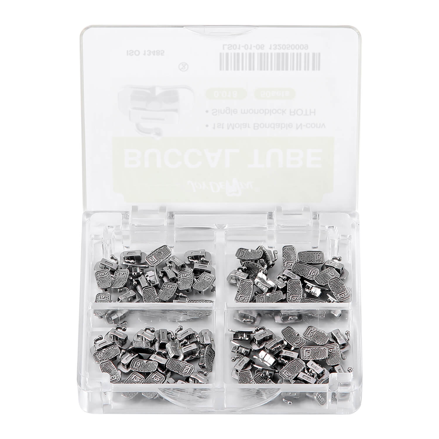 Buccal Tube 1st Molar Bondable Monoblock Non-Convertible Single