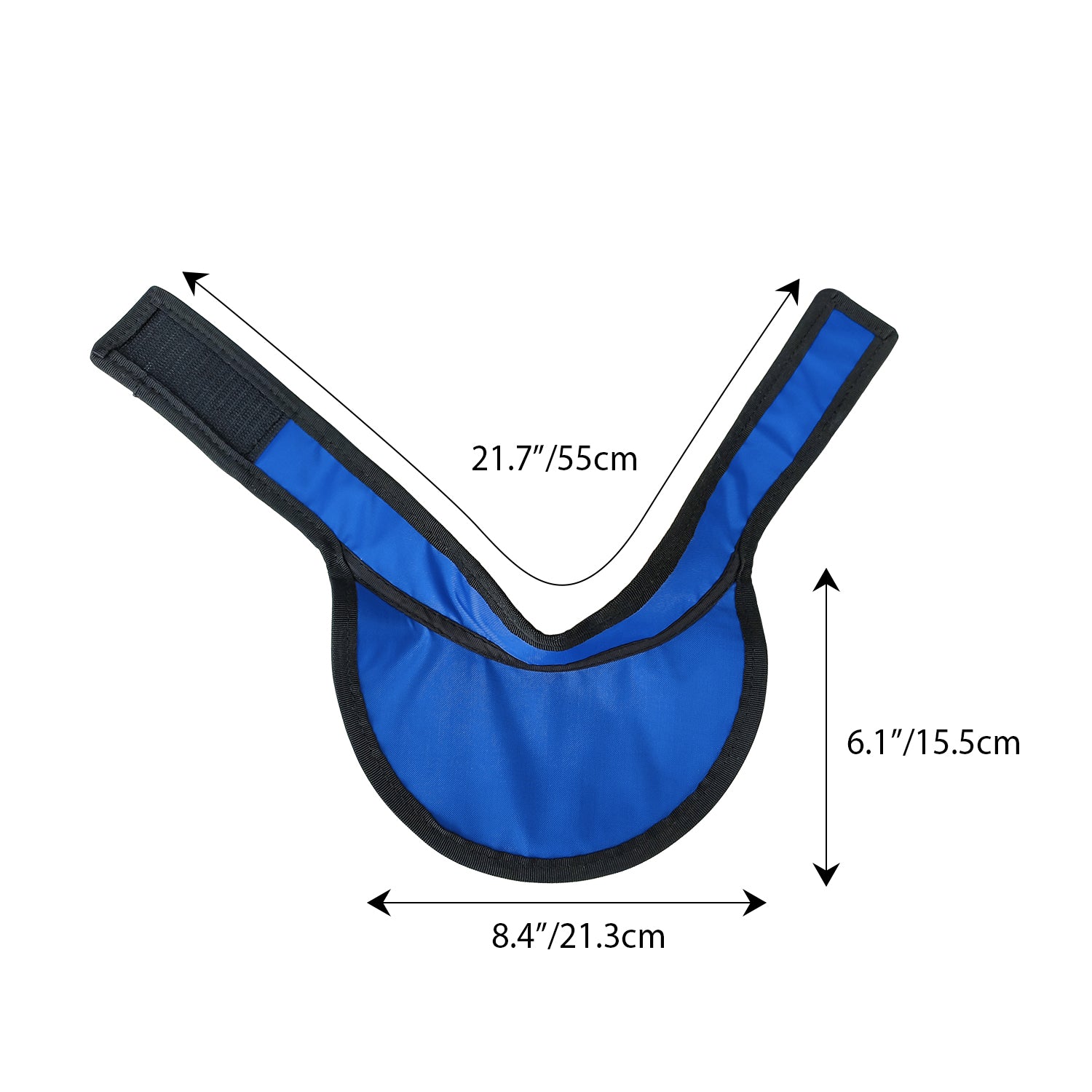 Dental X-Ray Radiation Protective Lead Thyroid Collar 0.5mmpb Blue - azdentall.com