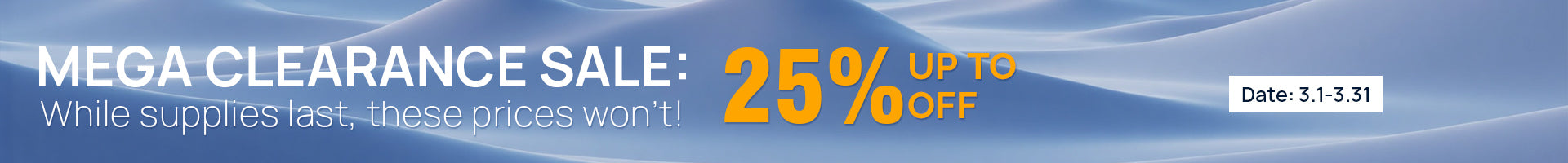 Mega Clearance Sale🔥