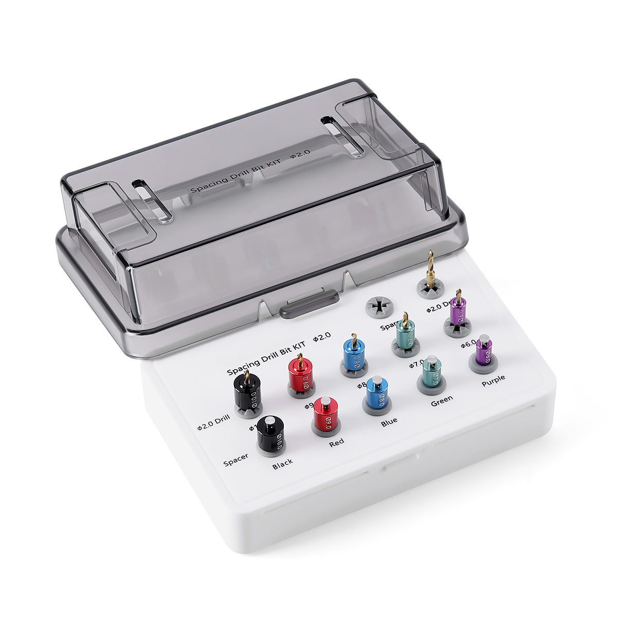 Spacing Kit Dental Instruments Sterilization Box Autoclavable Plastic Dental Instr ...