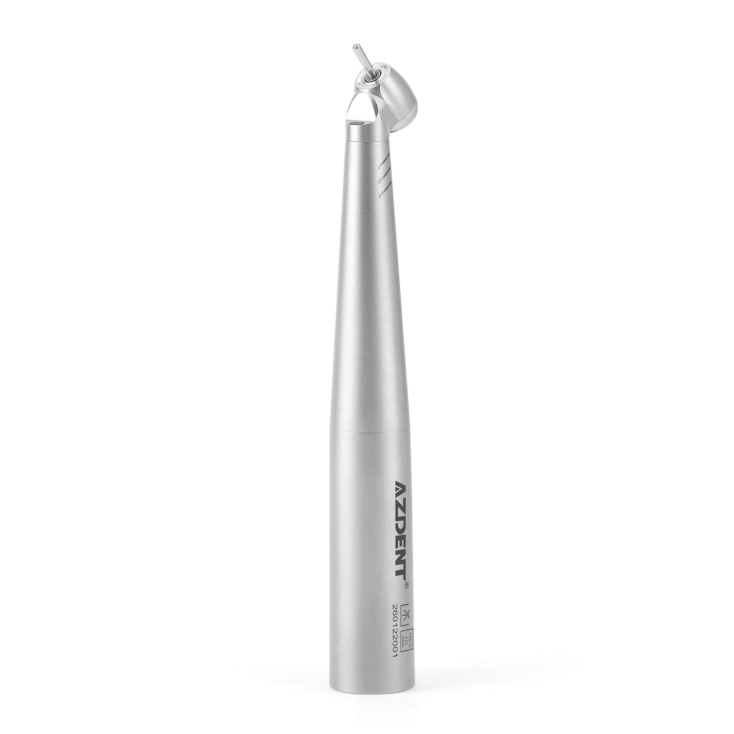 AZDENT Dental LED Fiber Optic 45° High Speed Handpiece Titanium Mini Head Four Water Spray / 4 or 6 Holes Quick Coupler - azdentall.com