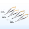 Dental Forceps Needle Holders Tweezer with Lock Straight/Curved Head 14cm/16cm - azdentall.com