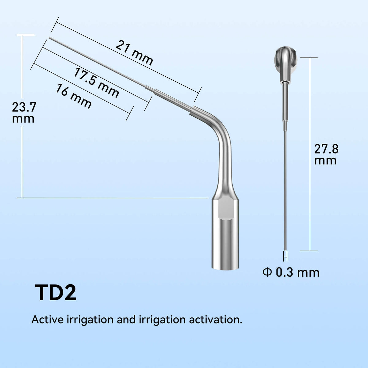 Woodpecker Dr. Talal's Endo Kit Ultrasonic Tips TD1-TD6 6Pcs/Kit - azdentall.com