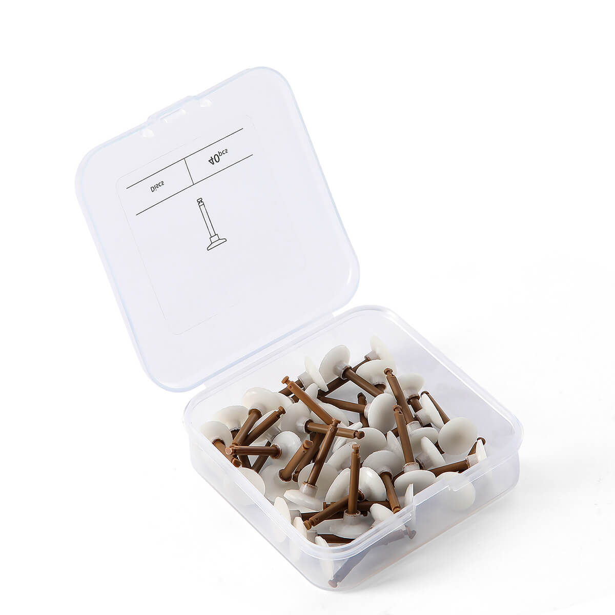 Dental Composite Polishing Cup Point Disc Polisher CA 2.35mm 40Pcs/Box ...