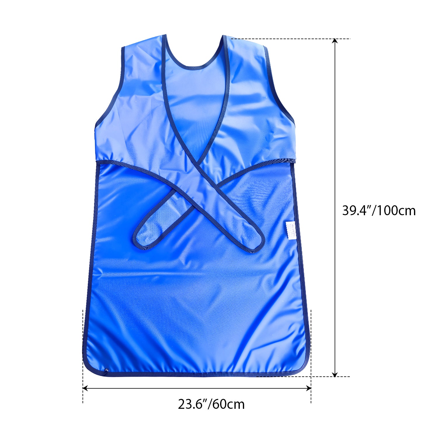 Dental X-Ray Radiation Protective Apron 0.35mmpb 100x60cm Blue - azdentall.com