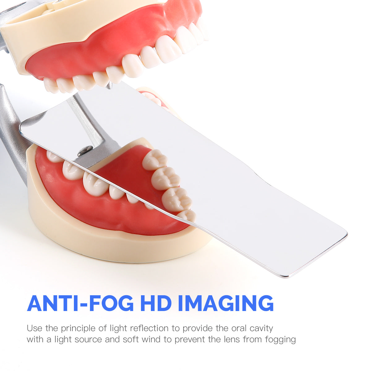 Dental LED Automatic Anti-fog Mirrors For Oral photography Reflector Glass Mirror - azdentall.com