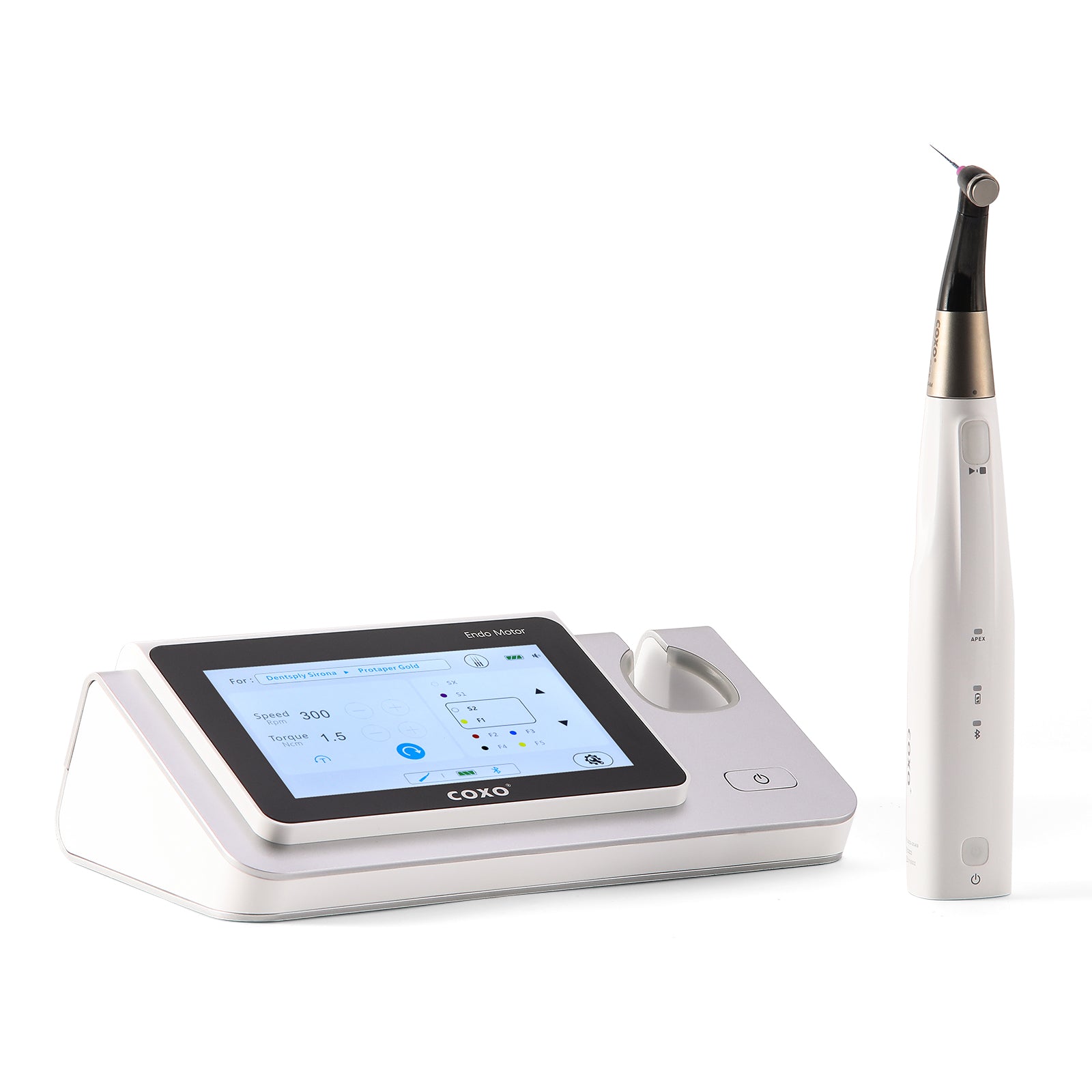 COXO Wireless Endo Motor with Apex Locator 5" Colorful Screen Built-in LED Light #C-SMART-I PILOT - azdentall.com