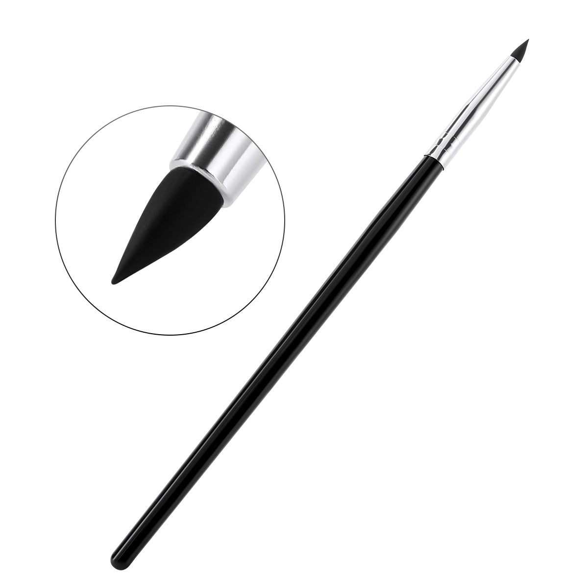 Dental Porcelain Brush Pen Composite Cement Porcelain Silicone Shaping Smoothing Removing 5pcs/Bag - azdentall.com