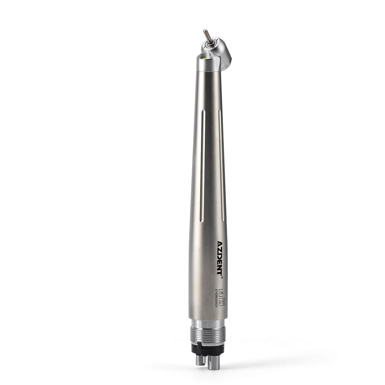 AZDENT Dental 45 Degree LED High Speed Handpiece E-generator Standard Head Push Button 4 Hole - azdentall.com