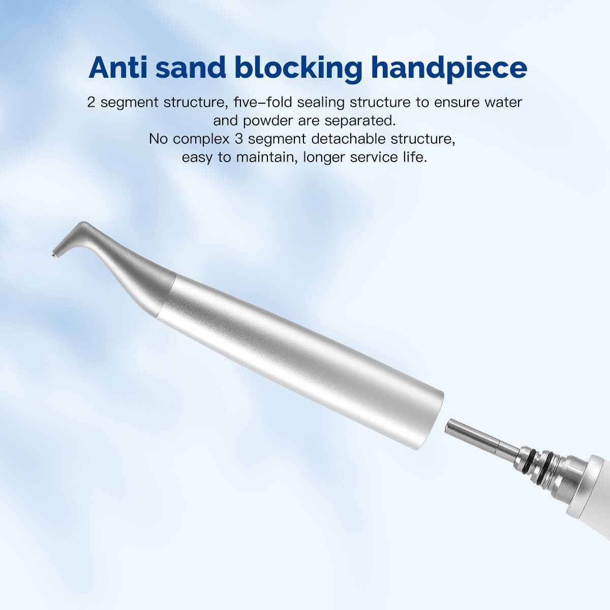 Dental Air Polisher Nozzles Gingival & Subgingival Sandblasting Handle for EMS AIR-FLOW - azdentall.com