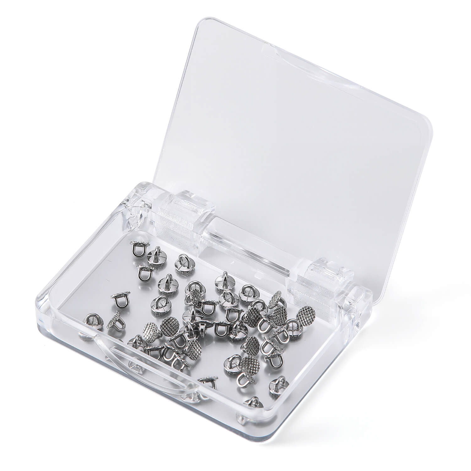 AZDENT Orthodontic Lingual Button Bondable Monoblock Direct Bond Eyelet Round Base 50pcs/Box - azdentall.com