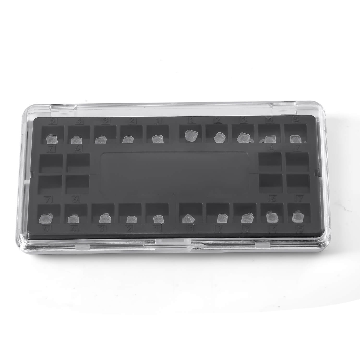 AZDENT Dental Orthodontic Clear Ceramic Brackets Roth/MBT 0.022 Hooks 345 20pcs/Box - azdentall.com