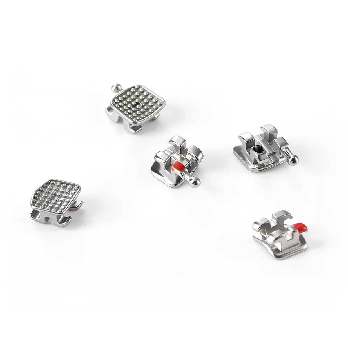 Dental Metal Monoblock Brackets Mesh Base Mini Roth/MBT 0.022