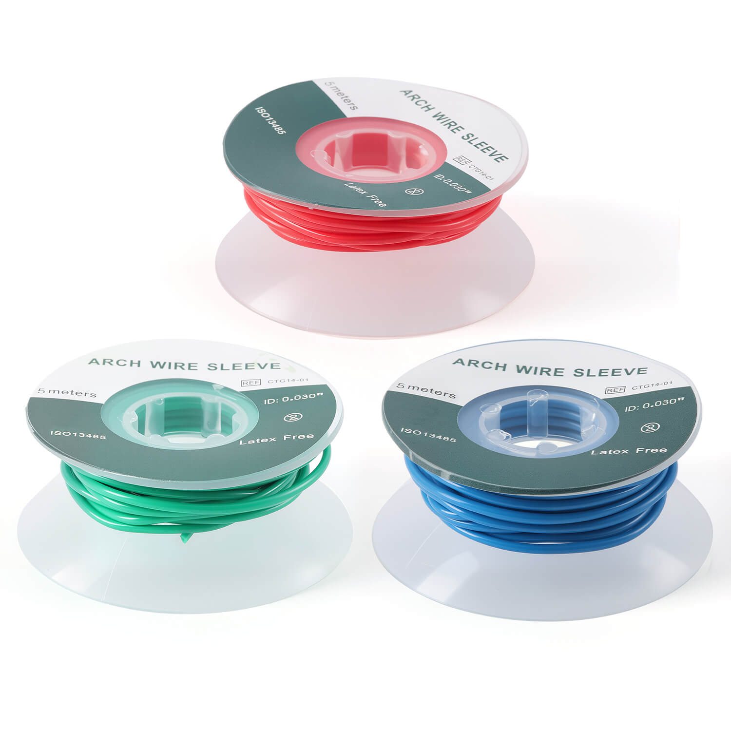 Dental Orthodontic Elastic Archwire Sleeve Tubing Non-latex 5 meters/Roll - azdentall.com