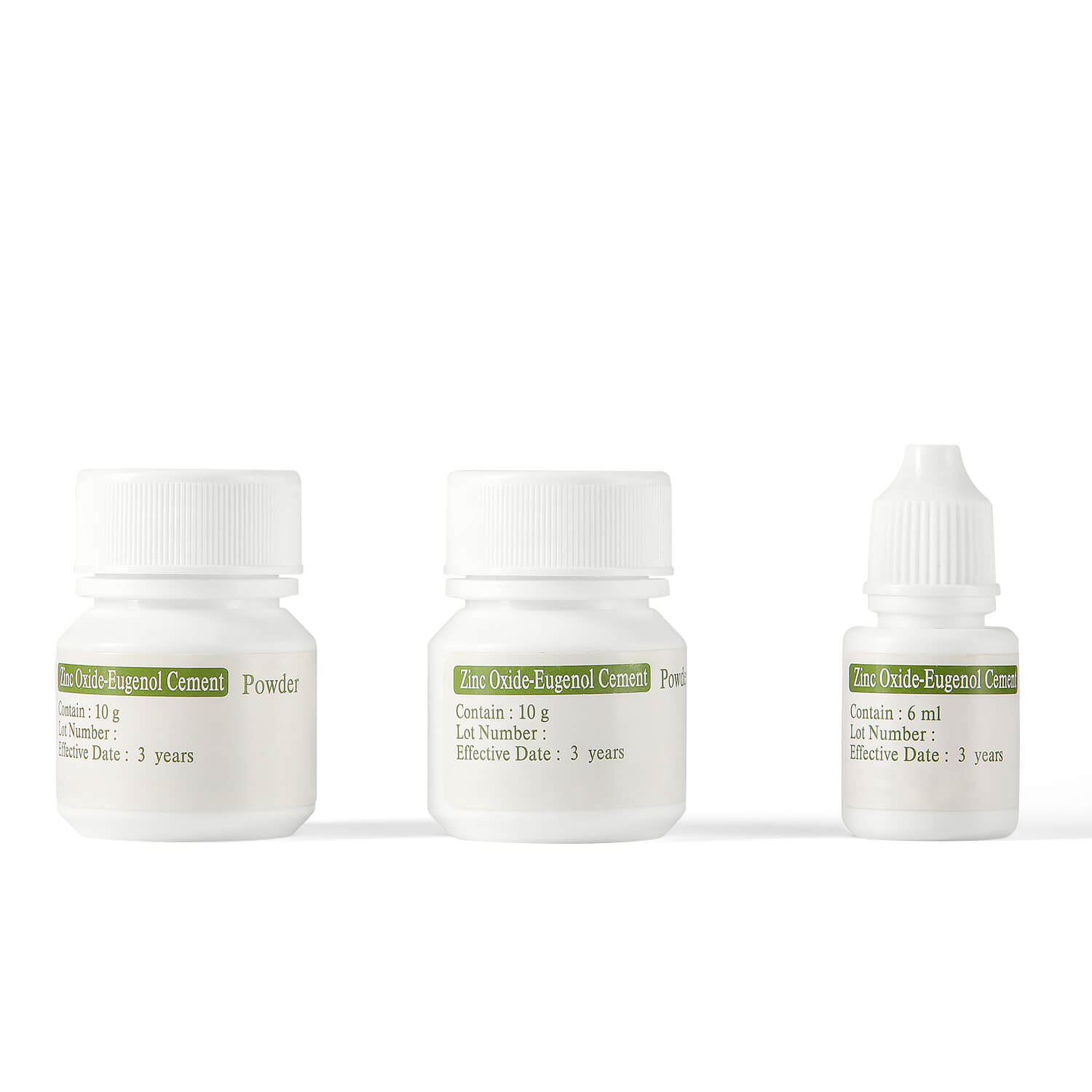 Dental Zinc Oxide Eugenol Cement Kit Self-Curing Type III 20g Powder + 6ml Liquid - azdentall.com