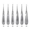 Dental Surgical Instrument Teeth Elevators Straight/Curved 6 Sizes- azdentall.com