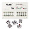 AZDENT Metal Brackets Mini Roth Slot .018 Hooks on 3 20pcs/pack - azdentall.com