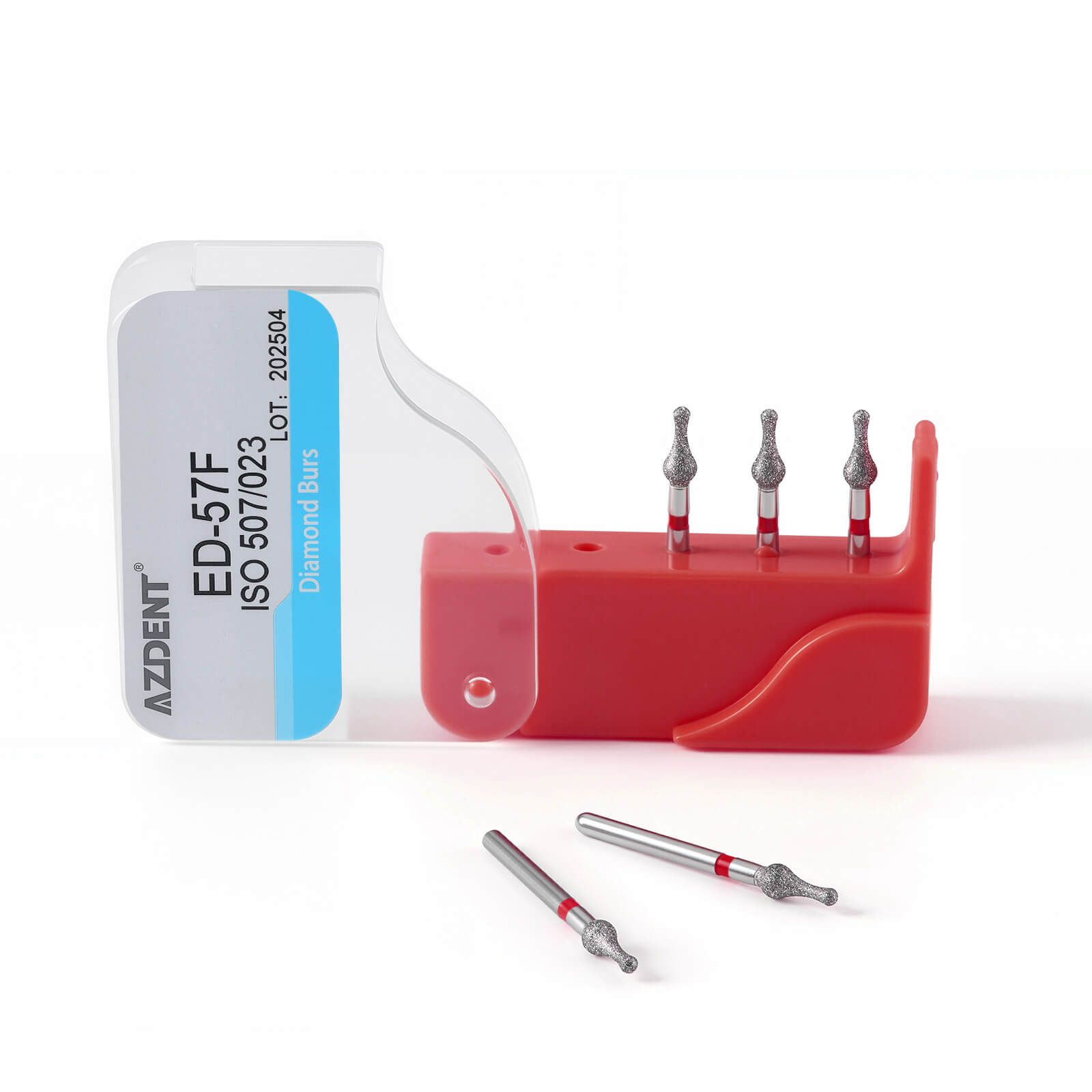 AZDENT Dental Diamond Bur Grit Fine/Extra Fine/Medium 5pcs/Box - azdentall.com