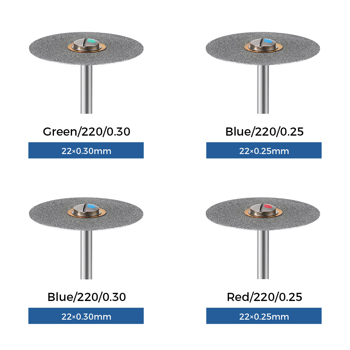 Dental Sintered Diamond Double Sided Polishing Disc for Zirconia Coarse Medium Fine 1pc/box - azdentall.com