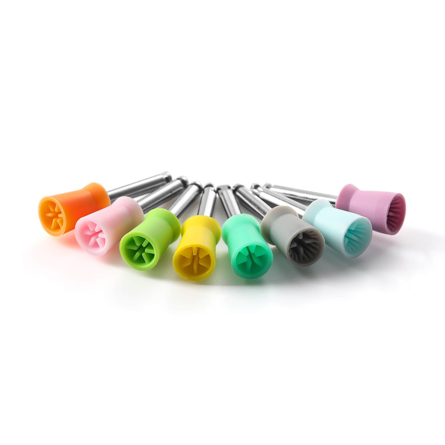 AZDENT Dental Rubber Polishing Prophy Cup Soft Brushes RA2.35mm 100pcs/Box - azdentall.com