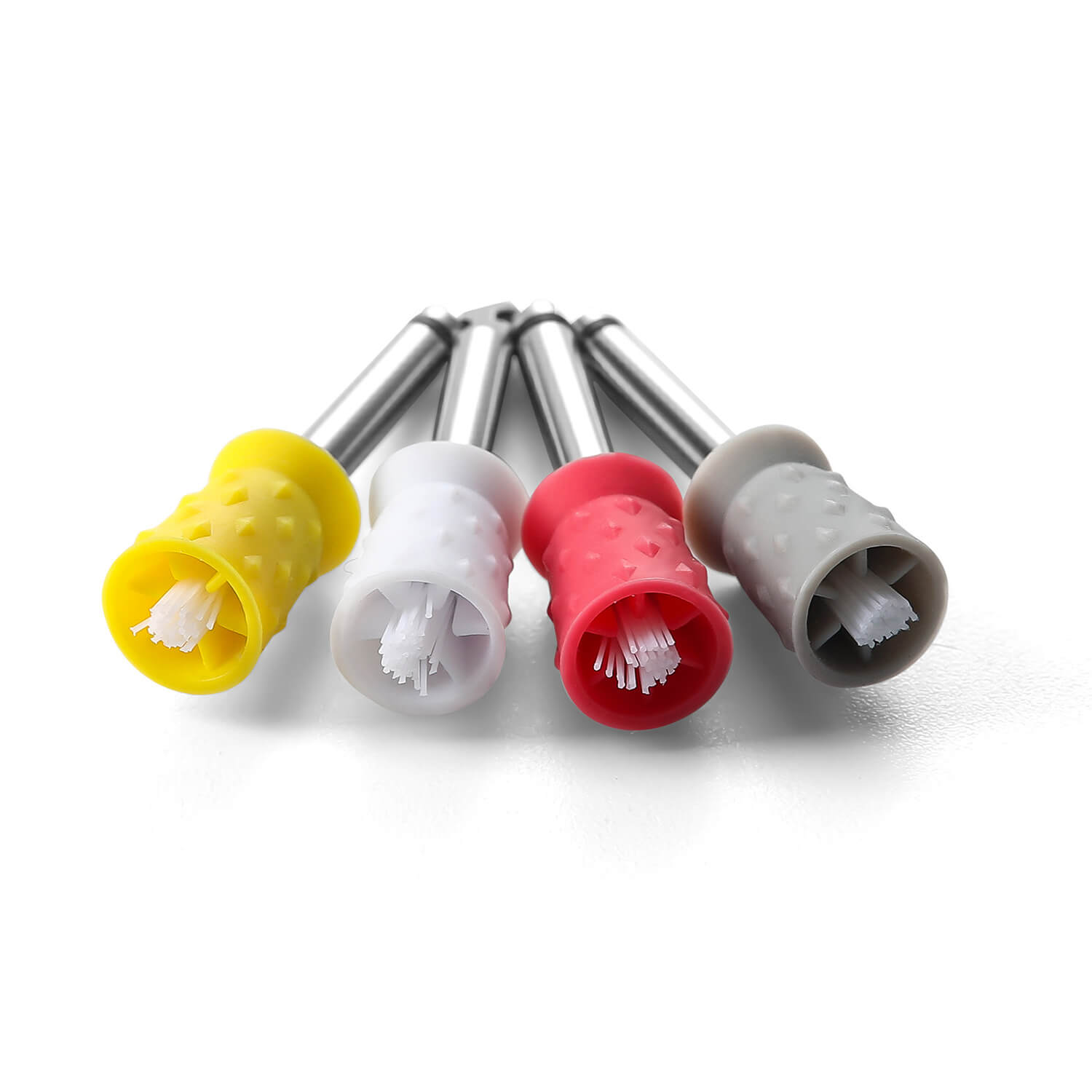 AZDENT Dental Rubber Dual-use Polishing Prophy Cup Brush Soft/Hard Cup RA2.35mm 10pcs/Box - azdentall.com