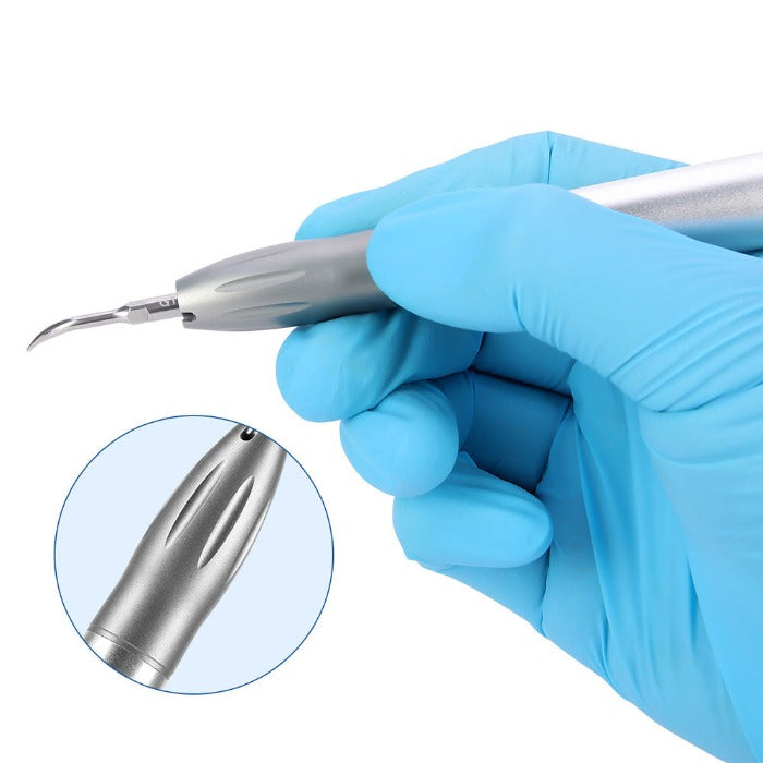 AZDENT Dental Air Scaler Handpiece Super Sonic Scaling Handle 4 Holes With 3 Scaler Tips - azdentall.com