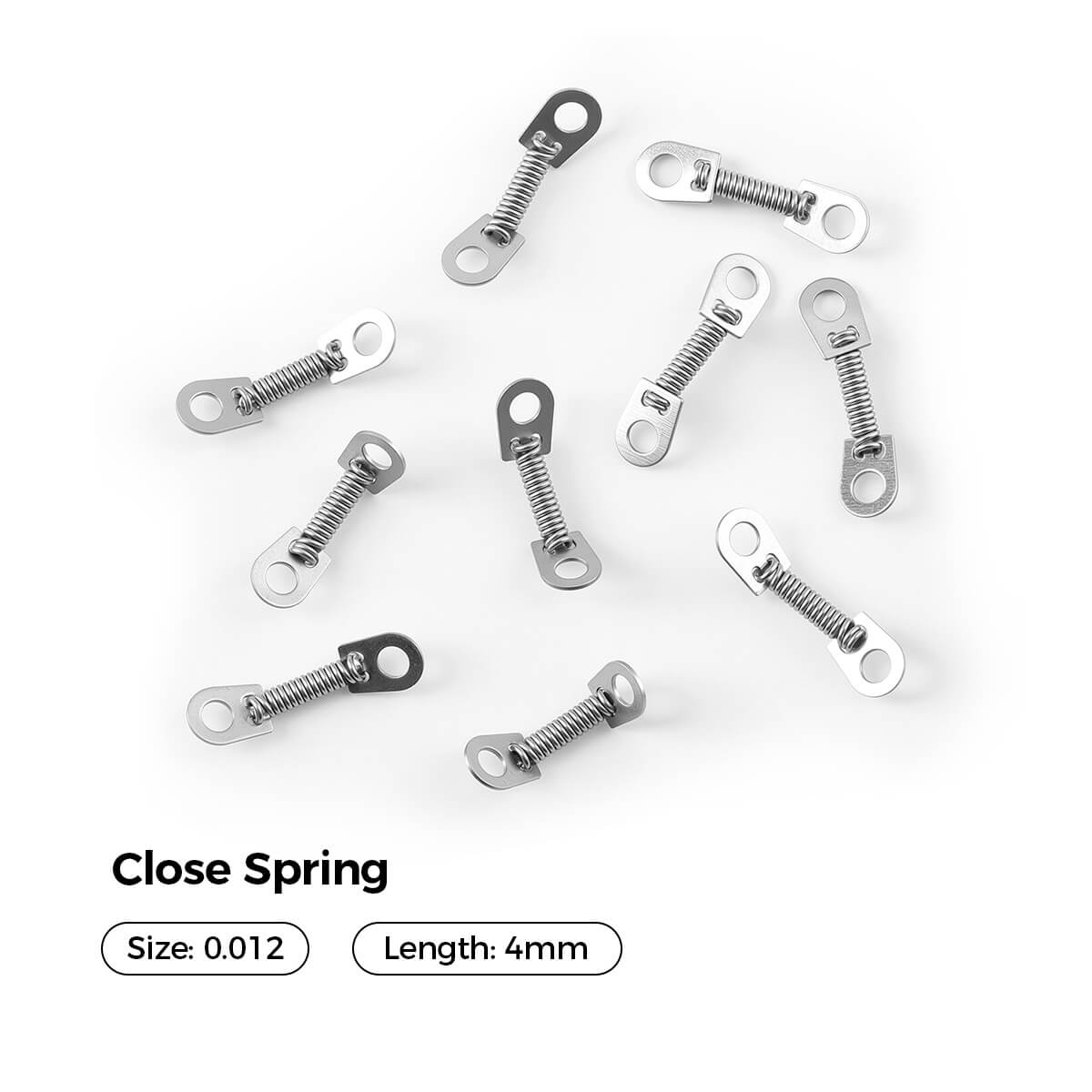 AZDENT Dental Orthodontic Accessory Closed Coil Spring 0.012 4mm 10pcs/Bag - azdentall.com
