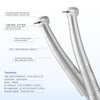 COXO Standard Head High Speed Air Turbine Handpiece with 4 Holes Coupler CX207-W H17-SPQ4 - azdentall.com