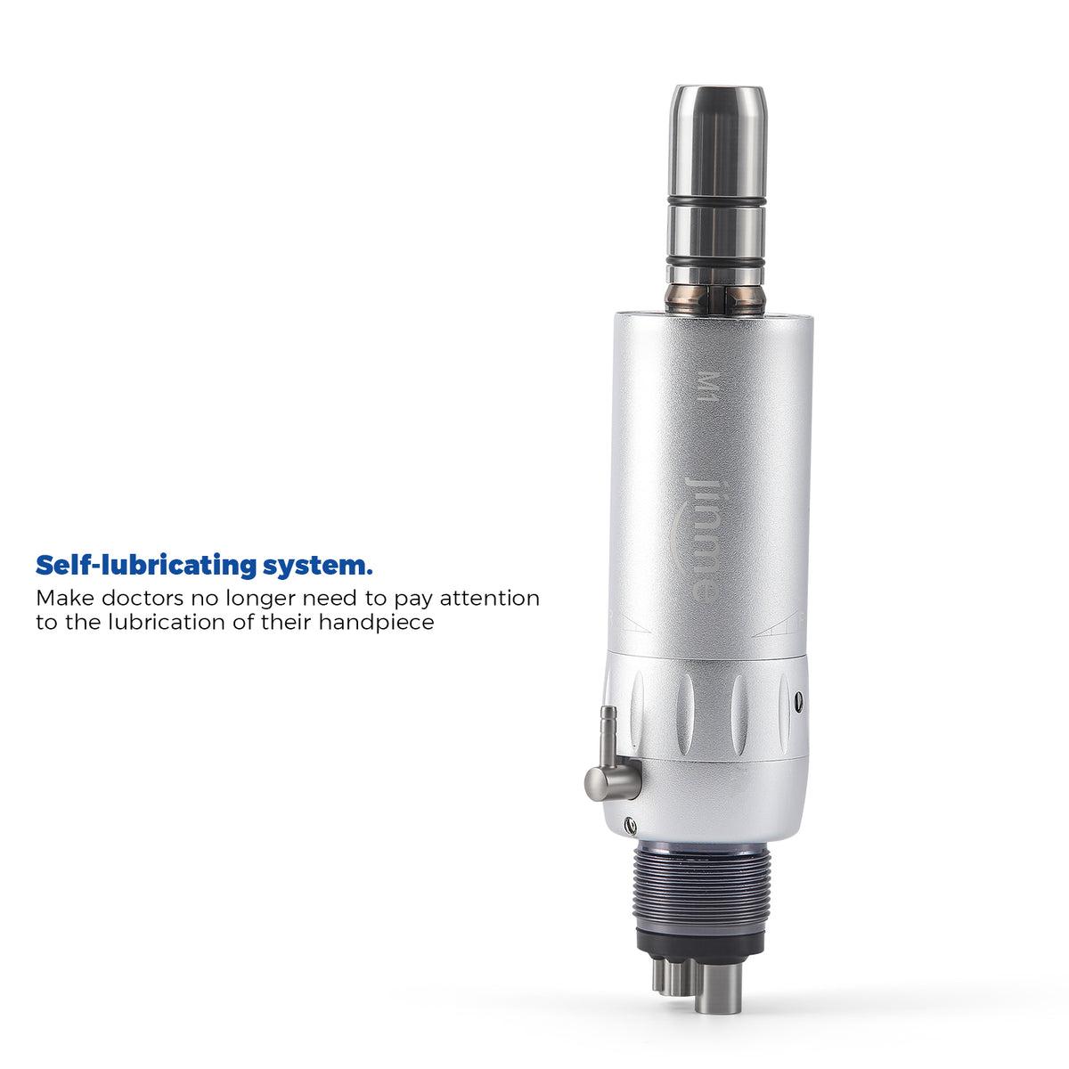 Jinme M1-L Low Speed Handpiece Kit 1:1 External Water Spray 4 Hole Contra Angle Straight Handpiece & Air Motor - azdentall.com