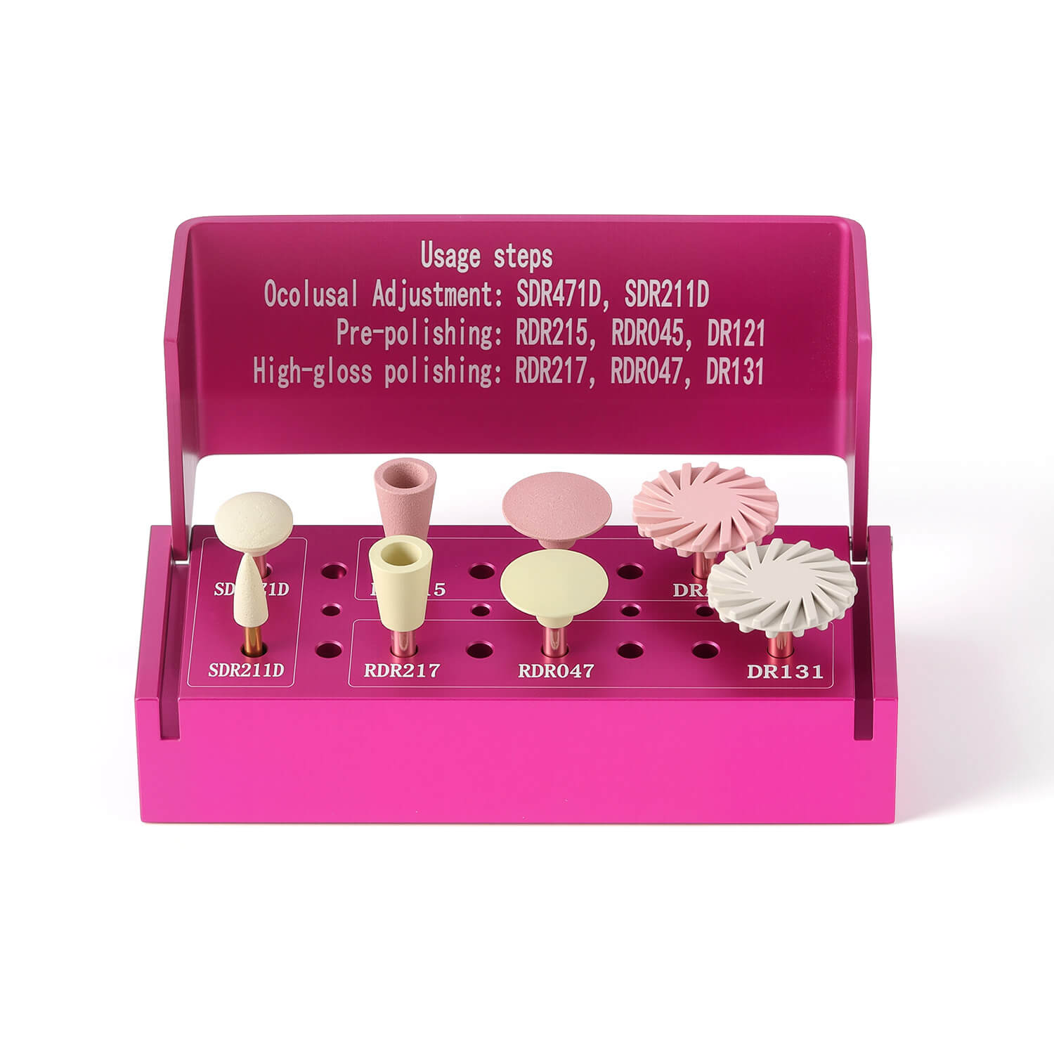 AZDENT Dental Zirconia Composite All-purpose Polishing Kit RA 2.35mm 8pcs/Box - azdentall.com