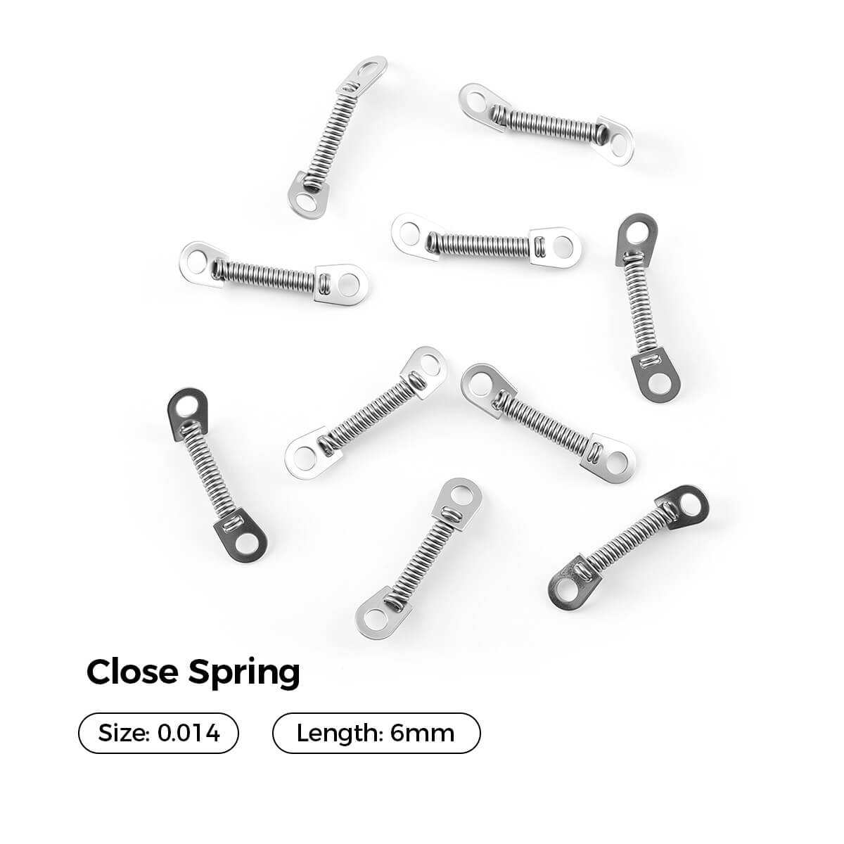 AZDENT Dental Orthodontic Accessory Closed Coil Spring 0.014 6mm 10pcs/Bag - azdentall.com