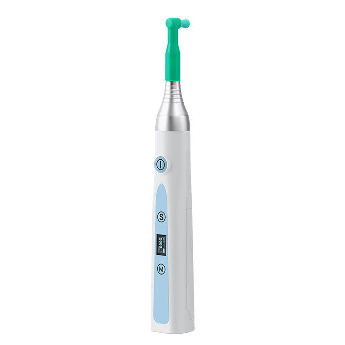 Dental Cordless Hygiene Prophy Handpiece 10 Speed Settings Prophy Angle 360° Rotating Nose Cone Detachable - azdentall.com